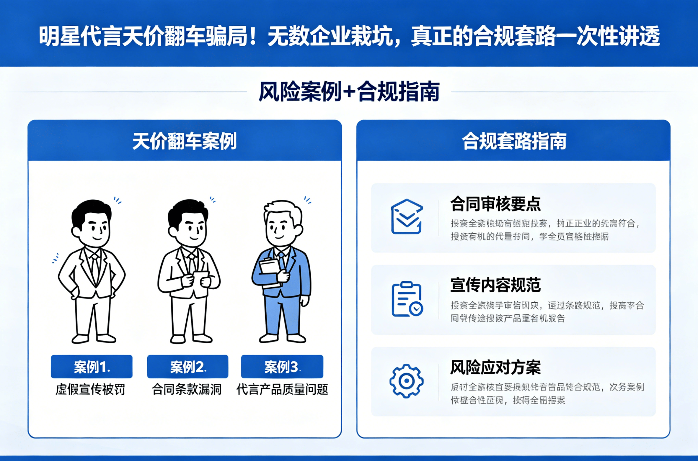 明星代言翻车陷阱揭秘：合规避坑指南