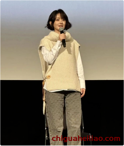 赵丽颖短发惊艳：37岁时尚感十足