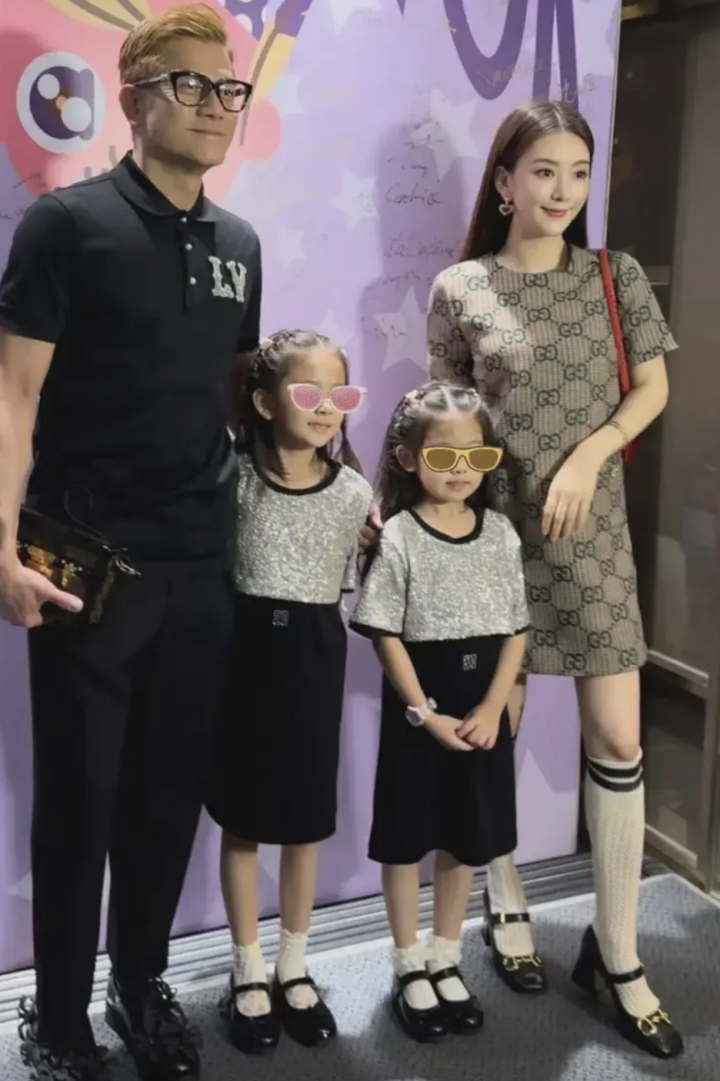 郭富城生日派对，方媛裙装穿出百万感